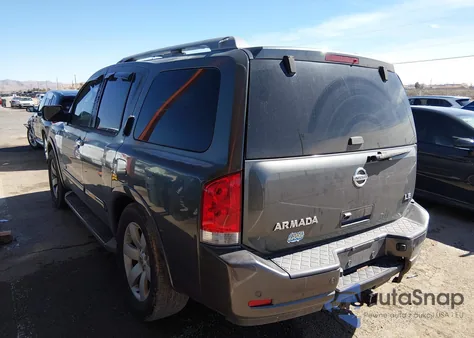 2008 Nissan Armada Le from USA, damaged, VIN 5N1BA08DX8N602458